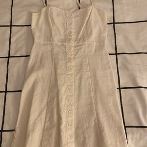 White Button Up Dress